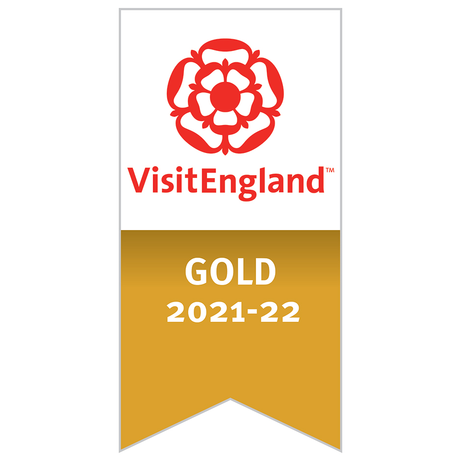 Awarded a Gold accolade by VisitEngland in 2022